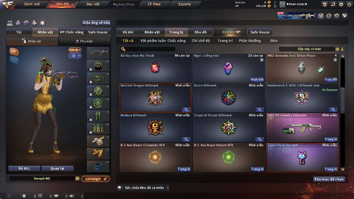 shop acc cf uy tin gia re